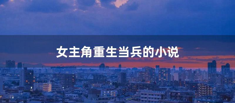女主角重生当兵的小说 (女主角重生当兵的小说)