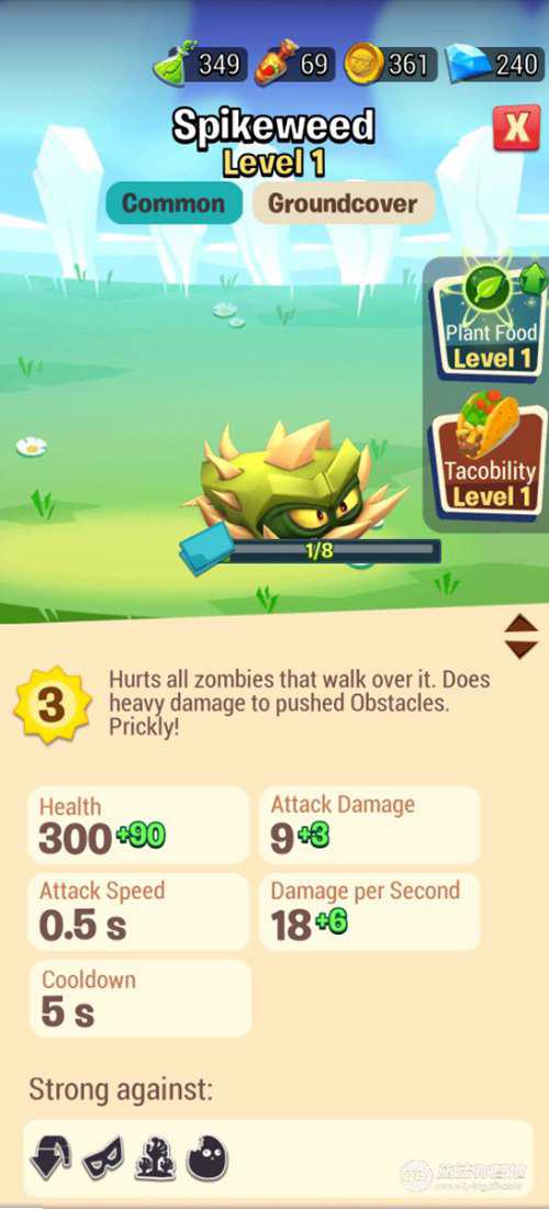 植物大战僵尸 植物全图鉴