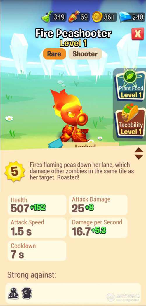 植物大战僵尸 植物全图鉴