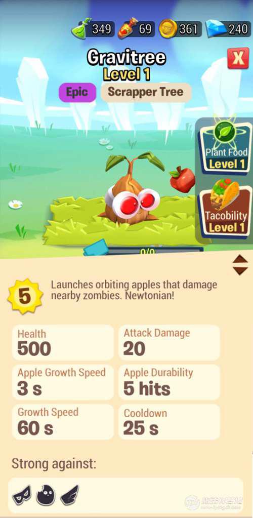 植物大战僵尸 植物全图鉴