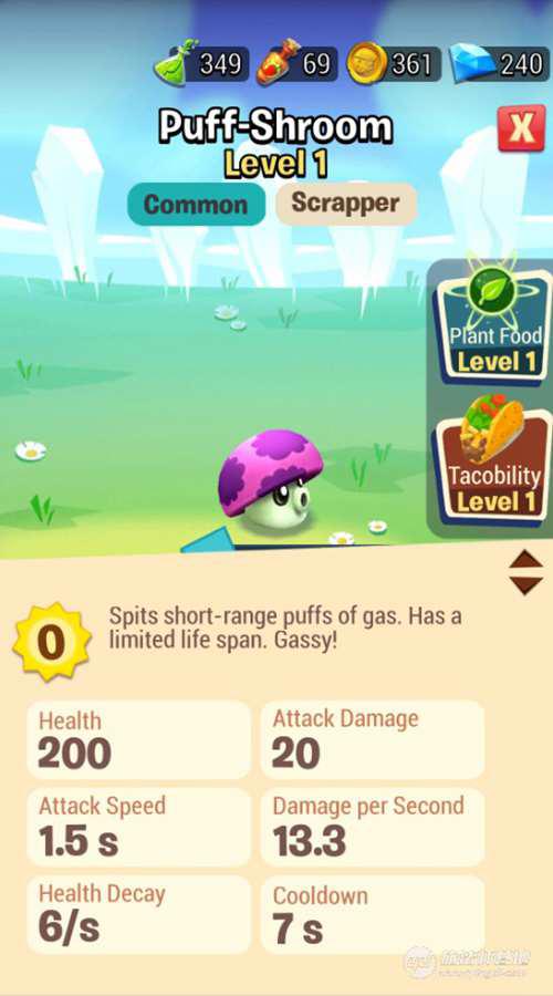 植物大战僵尸 植物全图鉴