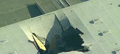 一架美国F16战机坠毁