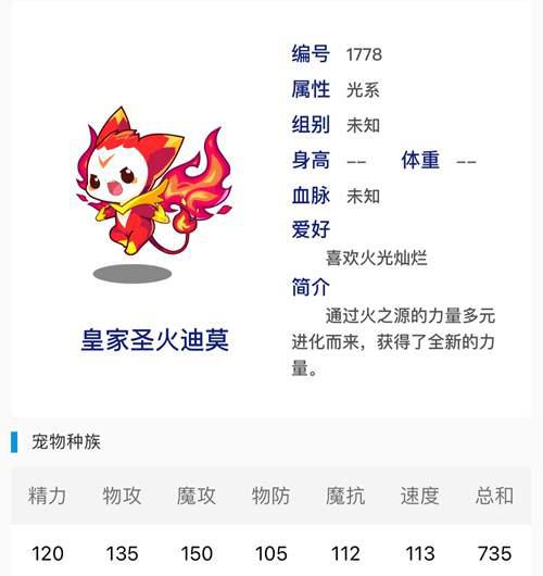 讨论 洛克王国 迪莫目前在游戏中的地位与处境