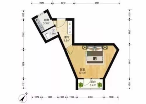 那些年见过的奇葩户型 一般人还真不敢住