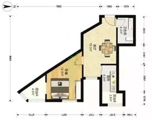那些年见过的奇葩户型 一般人还真不敢住