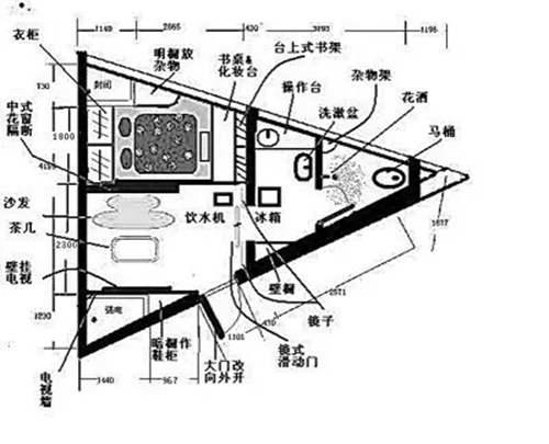 那些年见过的奇葩户型 一般人还真不敢住