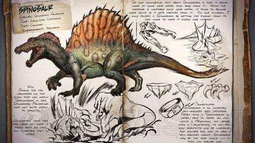 方舟恐龙百科棘背龙 补充