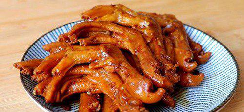中国十大禁菜之烤鸭掌
