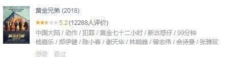 黄金兄弟 票房破3被指靠假情怀圈钱看完成龙原话后都闭嘴了