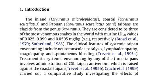 太攀蛇属的简介