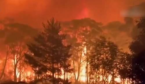 美俄勒冈州爆发史上最严重山火