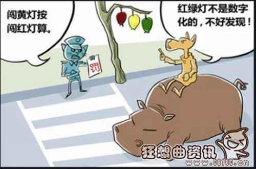 闯红灯摄像头是什么样子？