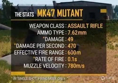 绝地求生 新枪 MK47 原型简介