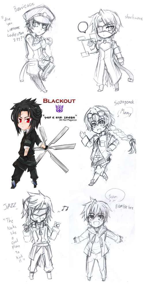 变形金刚拟人同人图集合 变迷必看