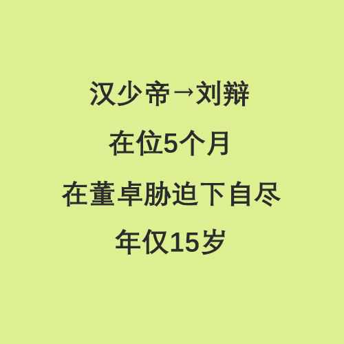 东汉皇帝列表