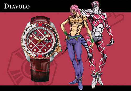JOJO5部精工 SEIKO 联动手表 共8款每种限量1000个