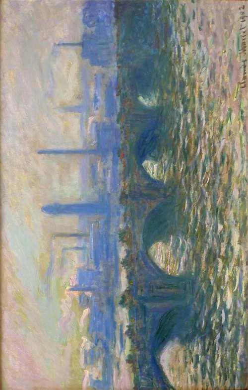 印象派大师莫奈作品欣赏 滑铁卢大桥