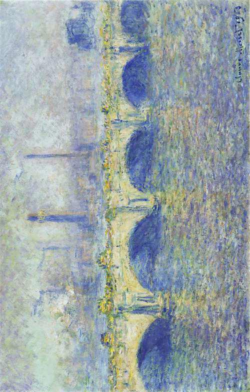 印象派大师莫奈作品欣赏 滑铁卢大桥