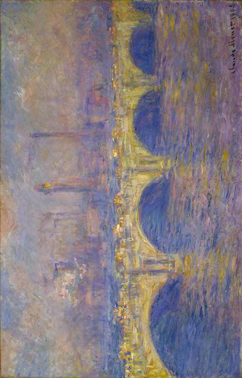 印象派大师莫奈作品欣赏 滑铁卢大桥