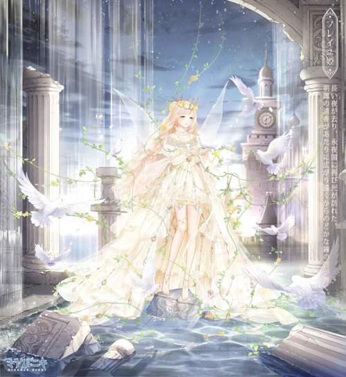 奇迹暖暖永夜国之梦日服大图欣赏 星辰深处梦境黑白