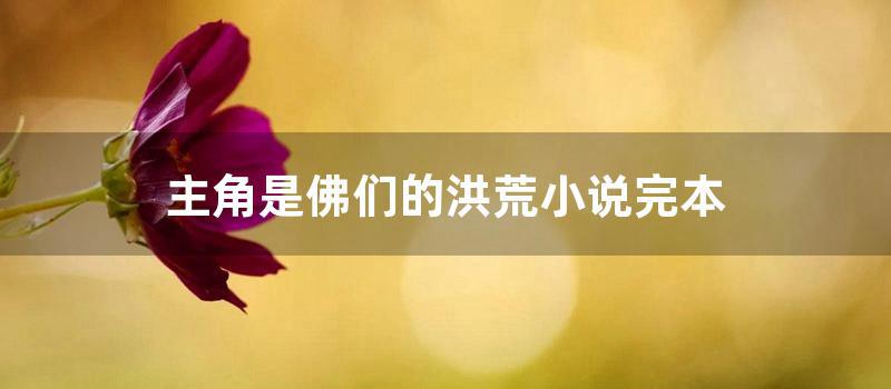 主角是佛们的洪荒小说完本 (主角穿越洪荒成药师佛)