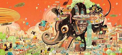 中国优秀插画师倪传婧 几乎拿完美国插画届所有奖项