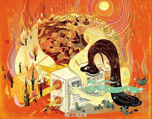 中国优秀插画师倪传婧 几乎拿完美国插画届所有奖项