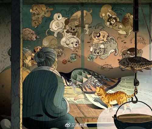 中国优秀插画师倪传婧 几乎拿完美国插画届所有奖项