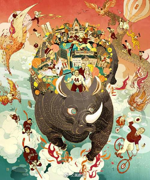 中国优秀插画师倪传婧 几乎拿完美国插画届所有奖项