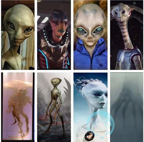 科幻 外星人长什么样子 你有想过吗