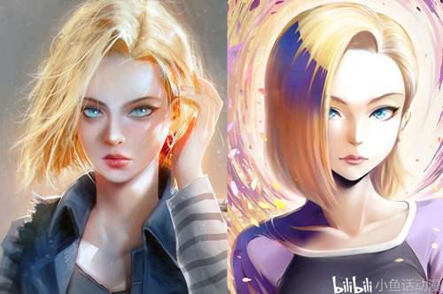 现实画风的龙珠人物 人造人18号果然是女神 龟仙人个性十足