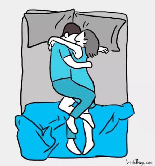 床上最舒服的姿势,你做过几个