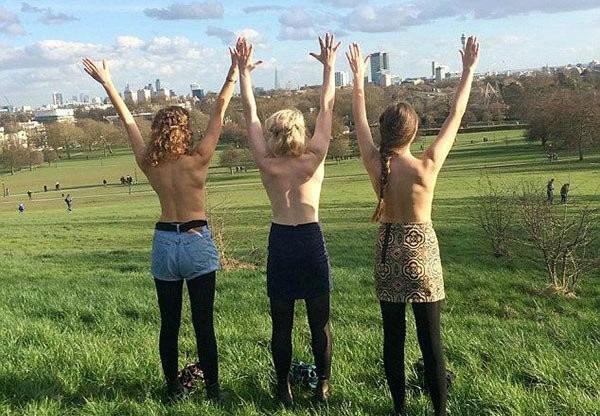 男人可以打赤膊，女人为什么就不能袒胸？